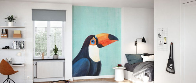 PHOTOWALL / Exotic Bird on Blue II (e336666)