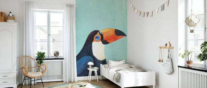 PHOTOWALL / Exotic Bird on Blue II (e336666)