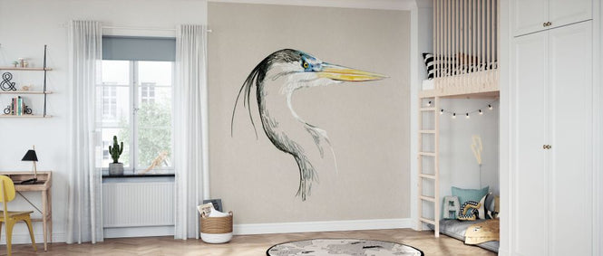 PHOTOWALL / Bright Heron Sketch (e336676)