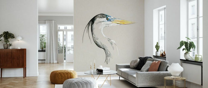 PHOTOWALL / Bright Heron Sketch (e336676)