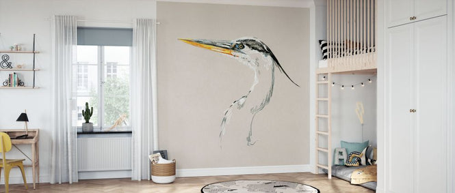 PHOTOWALL / Bright Heron Sketch II (e336677)