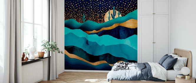 PHOTOWALL / Indigo Desert Night (e338636)