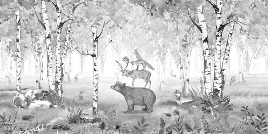 PHOTOWALL / Bear King - BW (e84064)