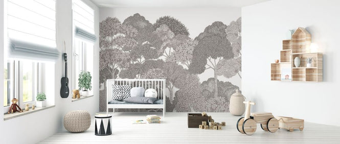 PHOTOWALL / Canopy - Grey (e84666)