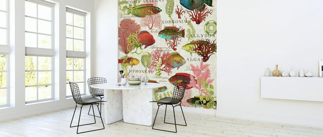 PHOTOWALL / Red Coral and Fish (e84733)
