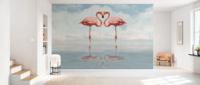 PHOTOWALL / Pair of Flamingo (e84864)