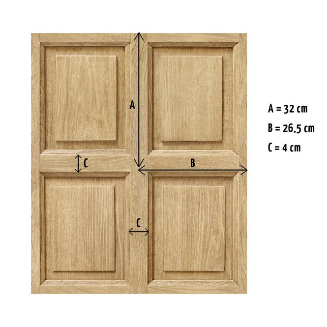 KOZIEL / BOISERIE ANGLAISE CHENE CLAIR (パネリング) 8888-315