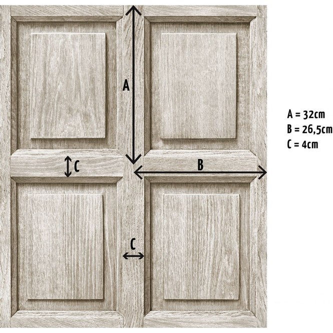 KOZIEL / BOISERIE ANGLAISE CHENE GRISE (パネリング) 8888-320