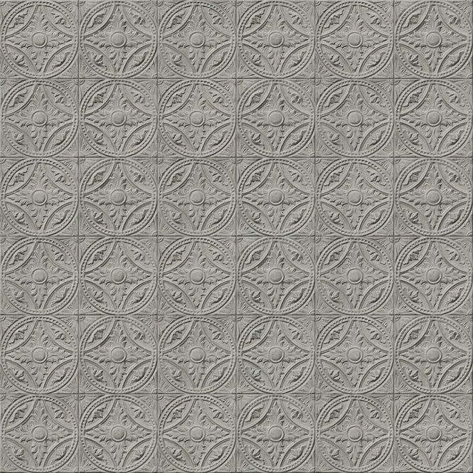 【OUTLET】KOZIEL / PLAQUES VICTORIENNES MEDAILLONS GRIS (ティンタイル) 8888-T122
