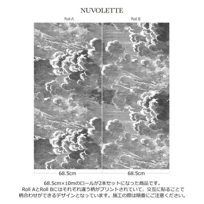 Cole&son / FORNASETTI SENZA TEMPO / NUVOLETTE 114/28056【2ロール1セット】