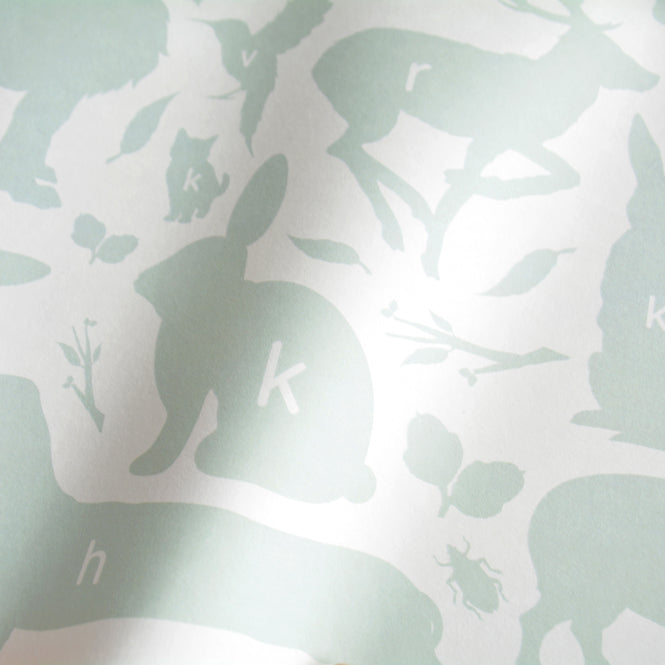 輸入壁紙 KEK Amsterdam / KIDS / WALLPAPER ABC ANIMALS GREEN WP-044
