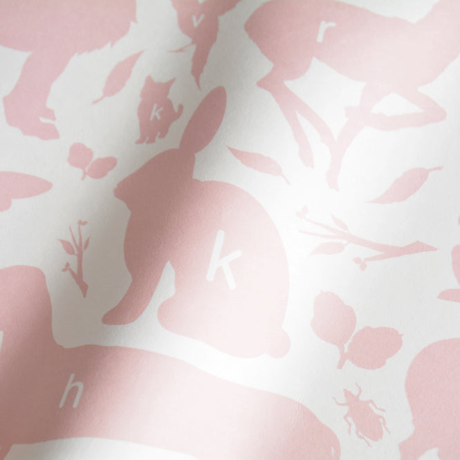 輸入壁紙 KEK Amsterdam / KIDS / WALLPAPER ABC ANIMALS PINK WP-047