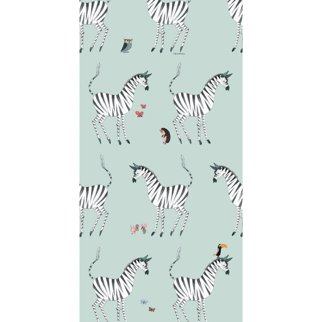 輸入壁紙 KEK Amsterdam / FIEP WESTENDORP / WALLPAPER ZEBRA MINT WP-128