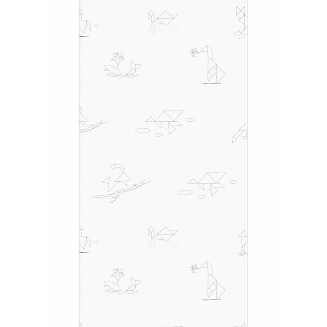 輸入壁紙 KEK Amsterdam / KIDS / WALLPAPER TANGRAM ANIAML SKETCHES WP-424