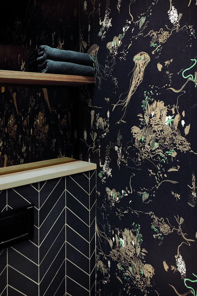 17 Patterns / Jellyfish Navy A01-JF-03W