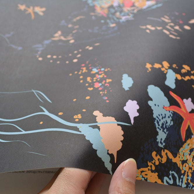 17 Patterns / Jellyfish Black A01-JF-04W