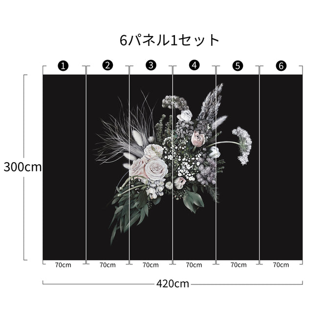 17 Patterns / St Margaret’s Rose Wallpaper-Large A14-MA-01W-420