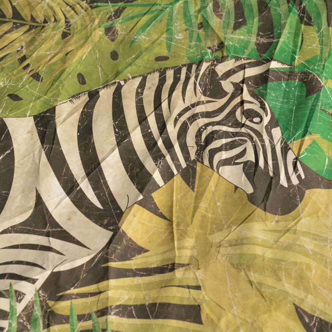 【WALL ART】 ALFONZ / LE ZEBRE ALF00227DC (120x120cm)