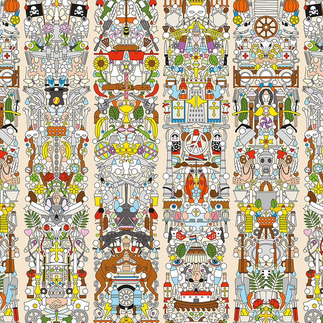 Archives Wallpaper by Studio Job / Alt Deutsch (JOB-04)