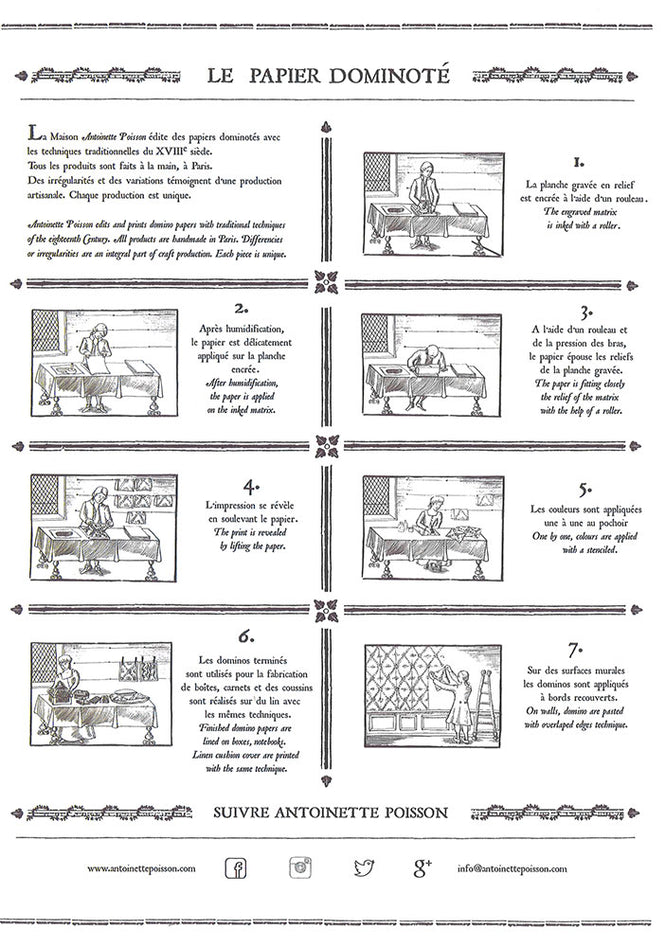 Antoinette Poisson / Garlands and festoons D15a【5シートセット】