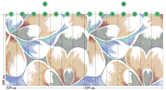 Wall&deco / Big brand 13 Die blaue reiter / BBDR1302