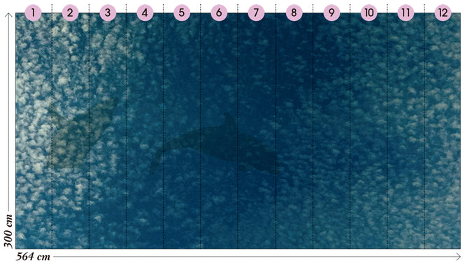 Wall&deco / Big brand 12 Limbo azul / BBLA1201