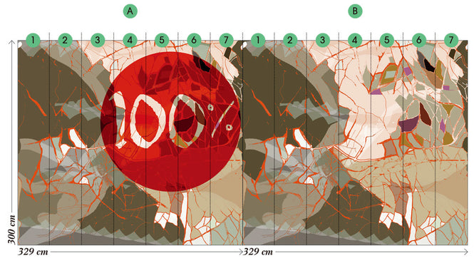 Wall&deco / Big brand 13 Onehundredpercent / BBOP1301