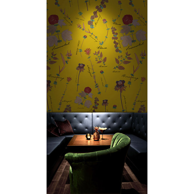 Studio DeSimoneWayland / VOLUME1 / BOTANICALS GOLD YELLOW VO1-BO-GY【MATTE COATED】【4ロールセット】