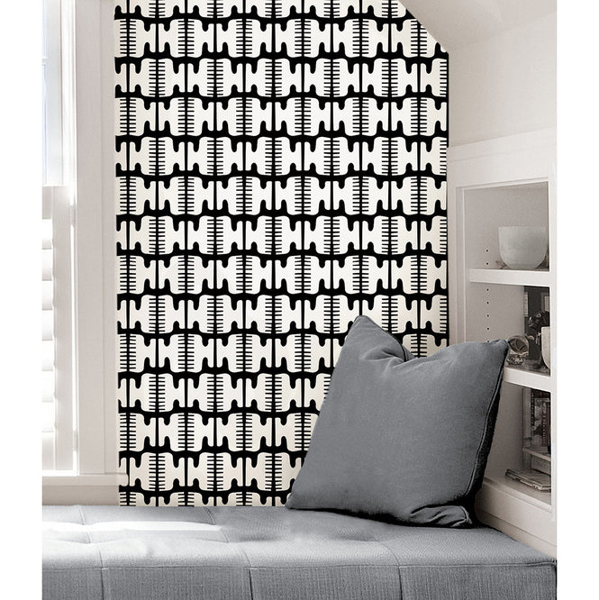 【限定数】はがせる シール 壁紙 NU WALLPAPER / Black Shift / BPS4051