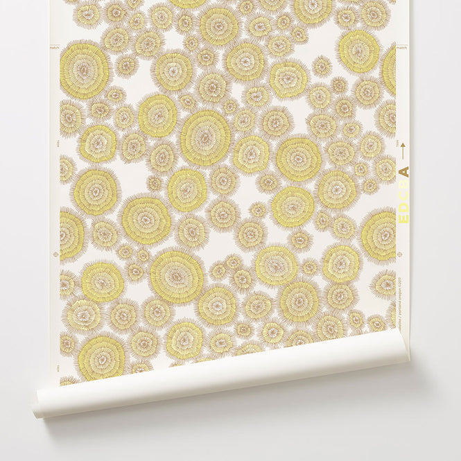 Makelike /  Burst Wallpaper Yellow