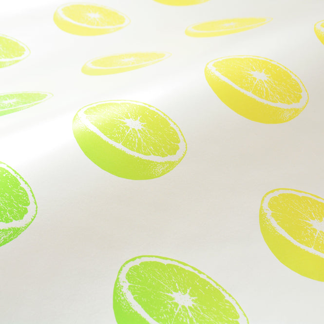 輸入壁紙 Flavor Paper / CITRUS / Lemon Lime Scented on Mica Clay Coated (triple roll)