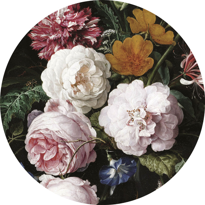 輸入壁紙 KEK Amsterdam / FLORA & FAUNA / WALLPAPER CIRCLES GOLDEN AGE FLOWERS CK-012