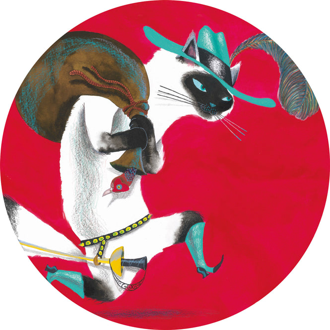 輸入壁紙 KEK Amsterdam / KIDS / WALLPAPER CIRCLES THE BOOTED CAT CK-020