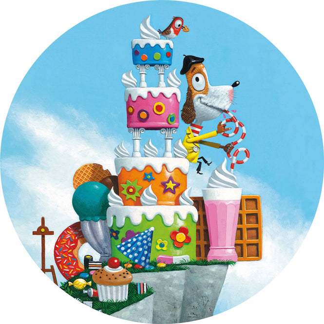 輸入壁紙 KEK Amsterdam / KIDS / WALLPAPER CIRCLES CAKE CK-037