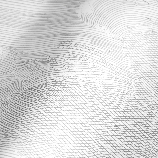 輸入壁紙 KEK Amsterdam / LANDSCAPES & MARBLE / WALLPAPER CIRCLES ENGRAVED CLOUDS CK-057