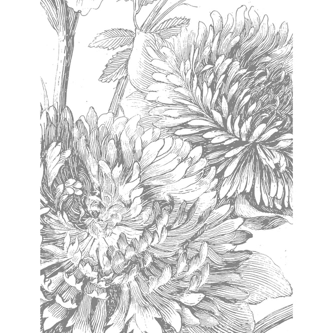 輸入壁紙 KEK Amsterdam / LANDSCAPES & MARBLE / WALLPAPER CIRCLES ENGRAVED FLOWERS CK-061