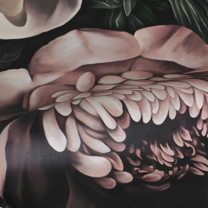 Ellie Cashman / Dark Floral Ⅱ Wallpaper / Black Saturated 【Fullセット(6パネル)】