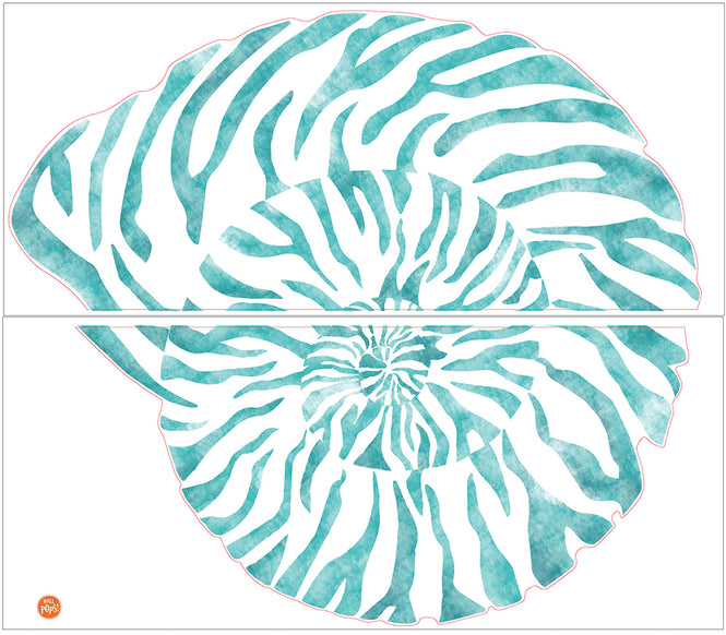 はがせるウォールステッカー WALL POPS! / Nautilus Shell Wall Art Kit / DWPK2176