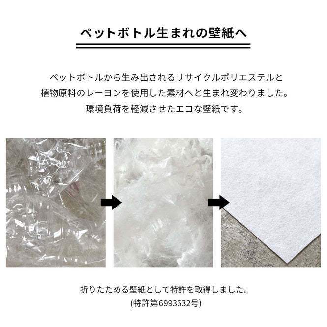 はがせる 壁紙 【Hattan Pattern】Black Pepper Paperie / KIN HBPP3-05(6枚セット)