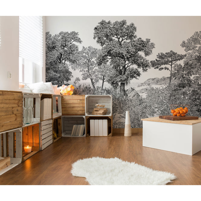 Isidore Leroy / Panoramiques 2020 / FORET DE BRETAGNE Grisaille 【A&Bセット(6パネル)】