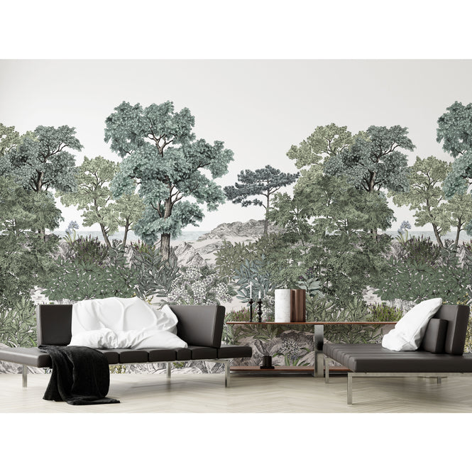 Isidore Leroy / Panoramiques 2020 / FORET DE BRETAGNE Naturel 【A&Bセット(6パネル)】