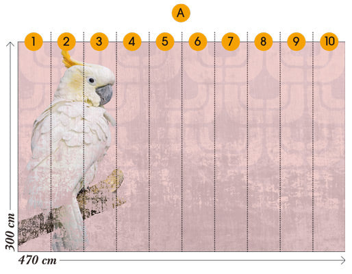 Wall&deco / Gio pagani 13 Cockatoo / GPW1303