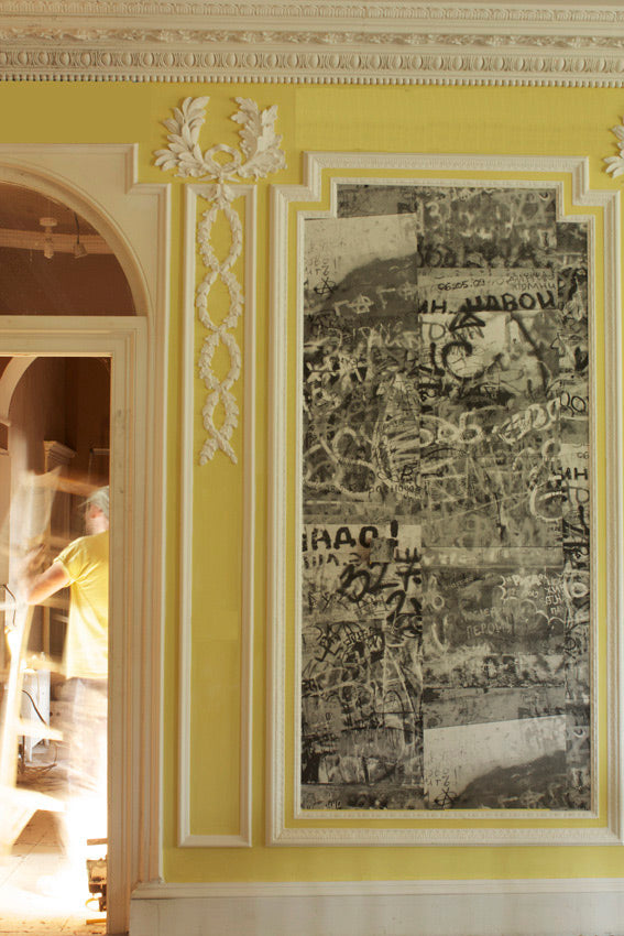 Deborah Bowness / The Standard Collection / Graffiti Wall in Moscow / White