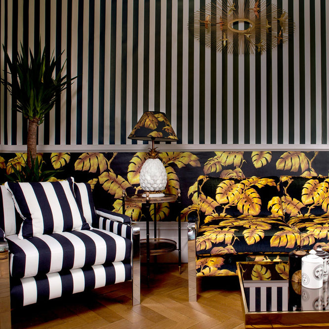 House of Hackney / Mono Stripe Off Black/Oyster【4パネル1セット】