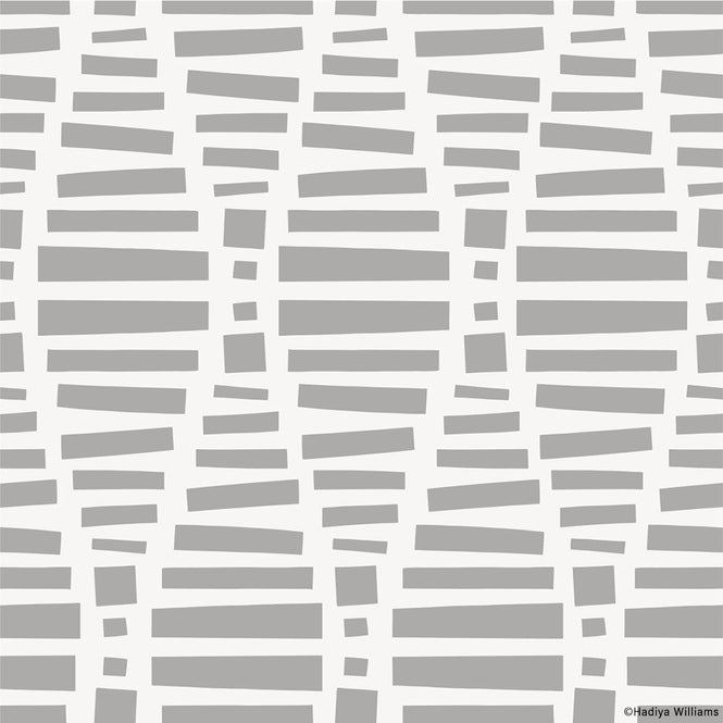 はがせる シール 壁紙【Hatte me! Square】Black Pepper Paperie / CONDUIT HBPP10-02(6枚セット)