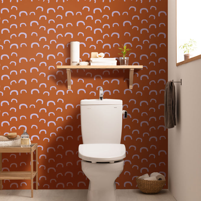 はがせる シール 壁紙【Hatte me! Square】Black Pepper Paperie / KIN HBPP3-02(6枚セット)