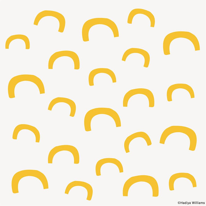 はがせる シール 壁紙【Hatte me! Square】Black Pepper Paperie / KIN HBPP3-03(6枚セット)