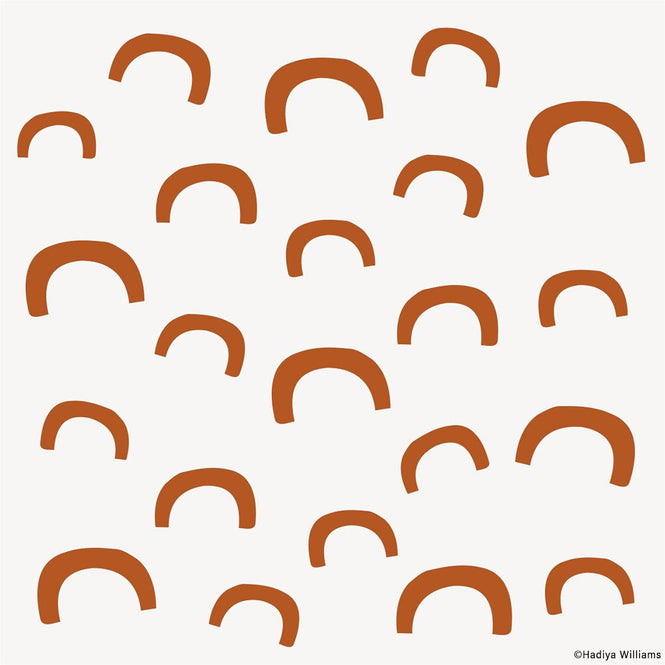 はがせる シール 壁紙【Hatte me! Square】Black Pepper Paperie / KIN HBPP3-04(6枚セット)