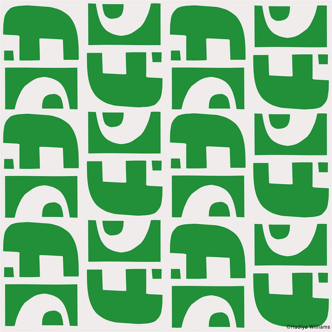 はがせる シール 壁紙【Hatte me! Square】Black Pepper Paperie / GROUND HBPP4-01(6枚セット)