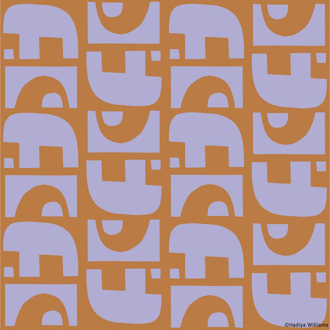 はがせる シール 壁紙【Hatte me! Square】Black Pepper Paperie / GROUND HBPP4-04(6枚セット)